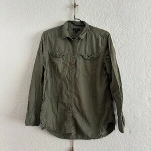 J. Crew Olive Button Down Shirt